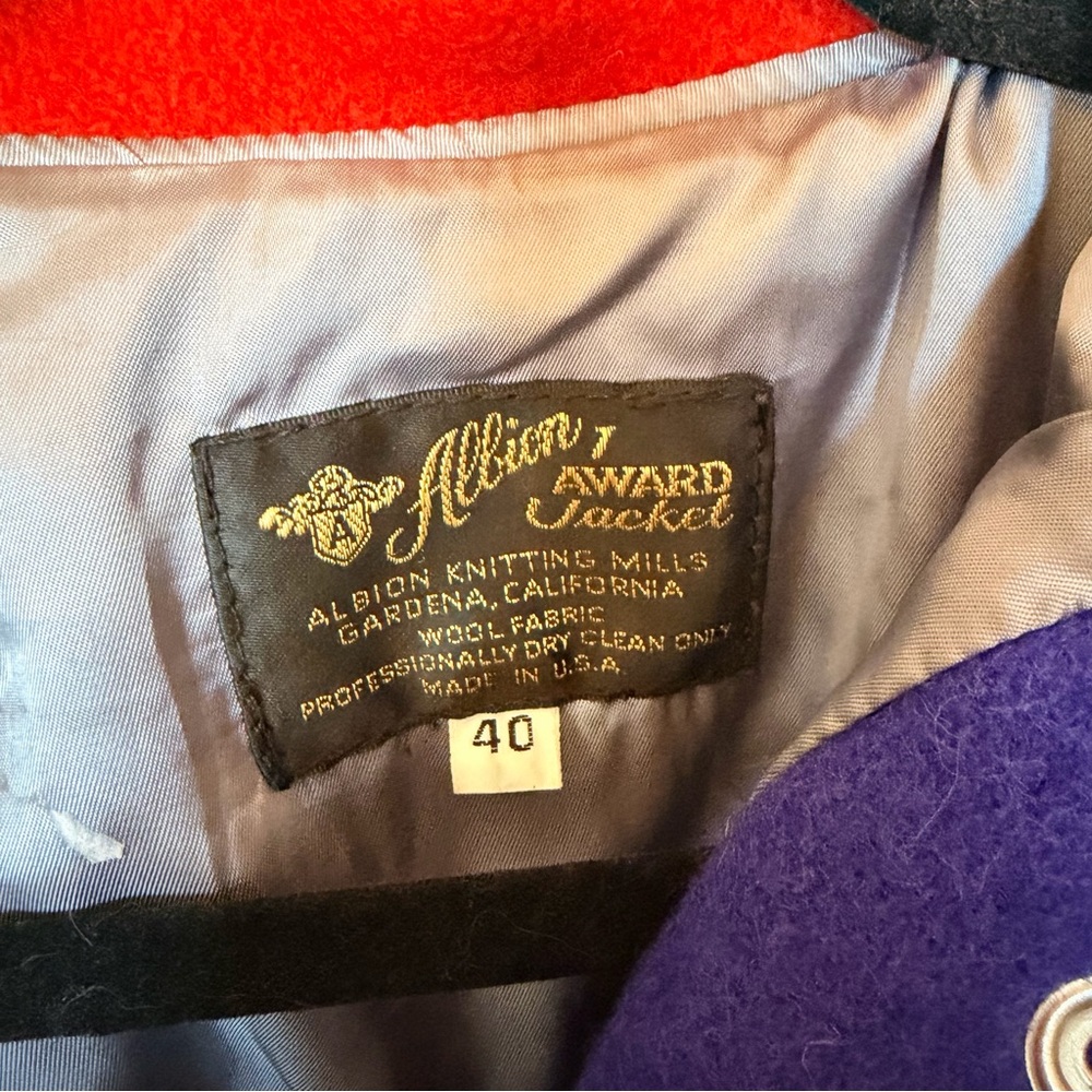 Vintage letterman varsity jacket S/M - Picture 2 of 4